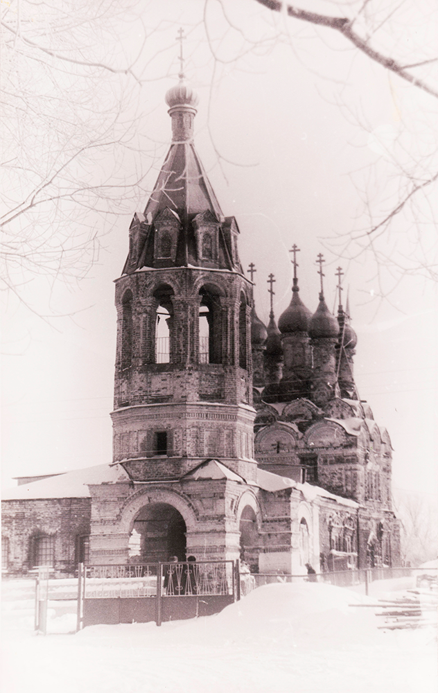 Начало реставрации Знаменского храма в с. Кузьминском